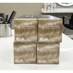L'Oreal Paris Colorsonic Cartridge Conditioner Medium Blonde Ash 8 1/2A 4 Pack